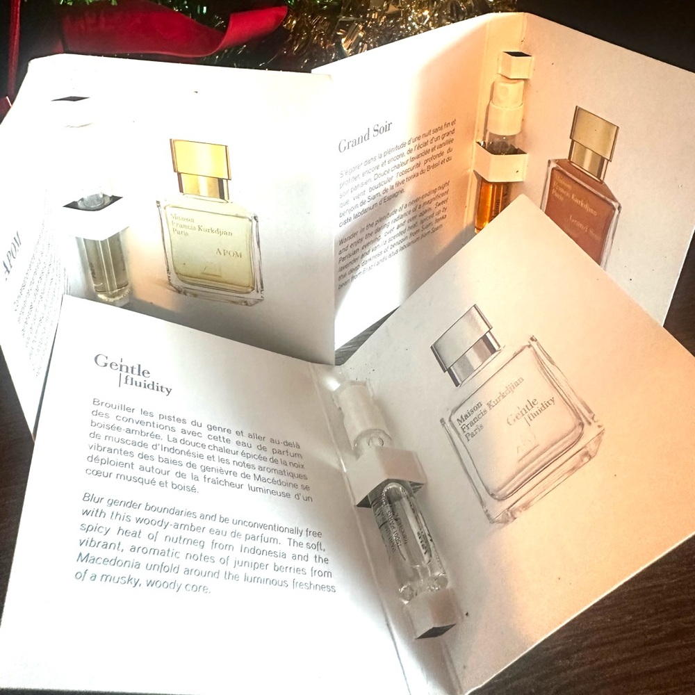 Maison Francis Kurkdjian Apom, Gentle Fluidity Gold & Fluidity Silver
